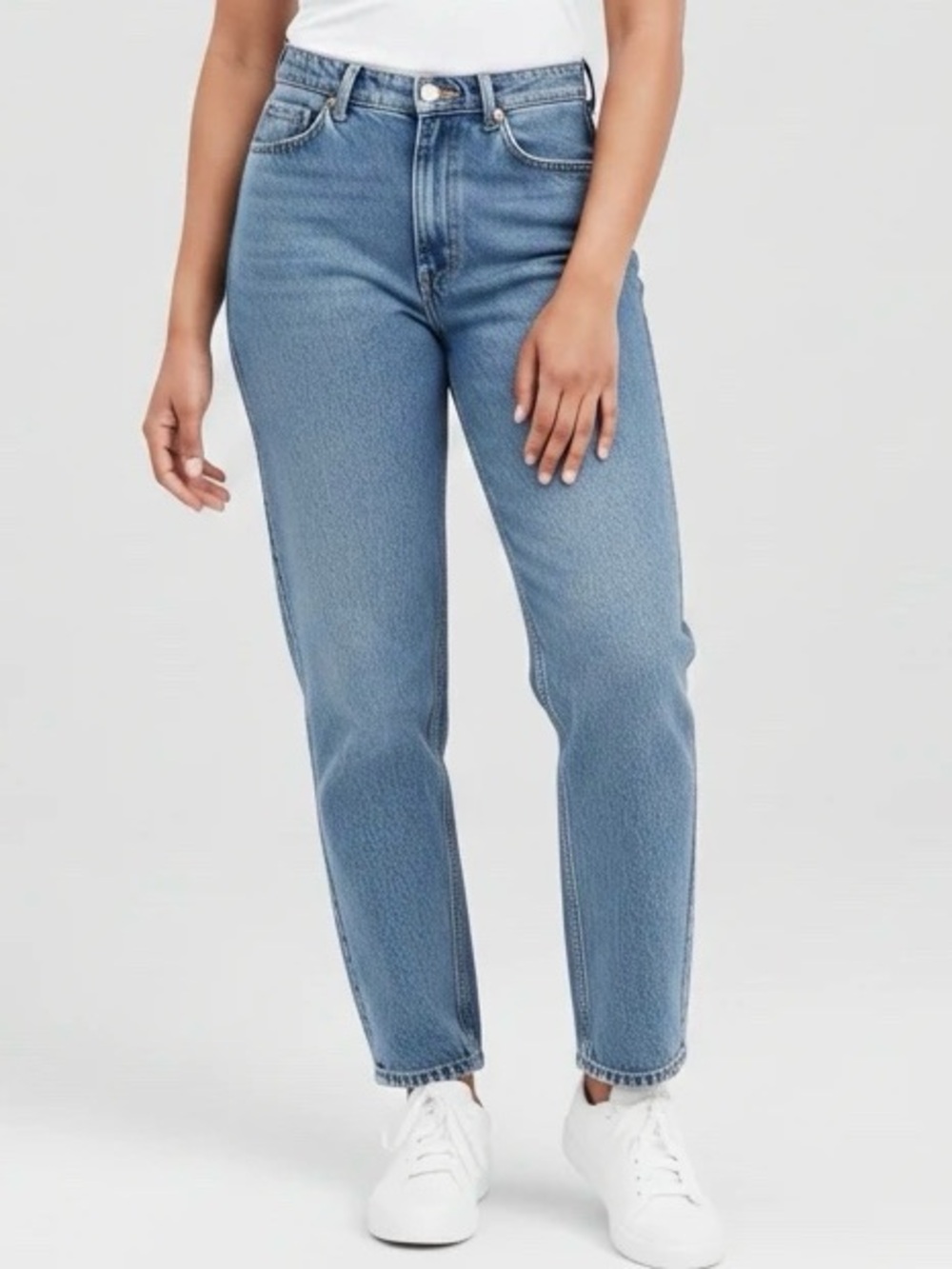 Riders by Lee Straight-Leg High-Rise Jeans in Medium Blue